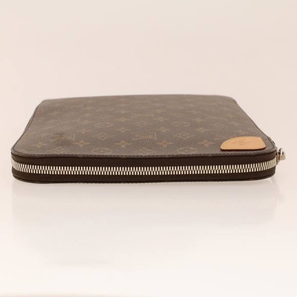 LOUIS VUITTON Monogram Horizon Laptop Sleeve PC Case M42666 LV Auth 42085 - Picture 3 of 16